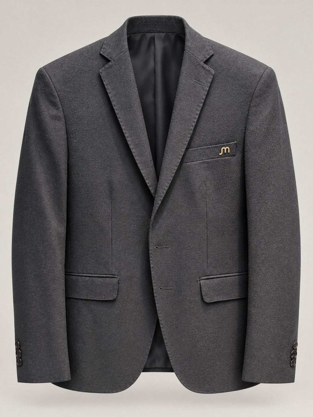 Charcoal Mottled Tailored Blazer — Front product view