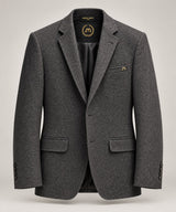 Charcoal Textured Tailored Blazer — Front product view