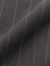 Charcoal & Rust Windowpane Blazer — 04 detail fabric