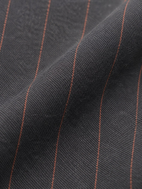 Charcoal & Rust Windowpane Blazer — 04 detail fabric