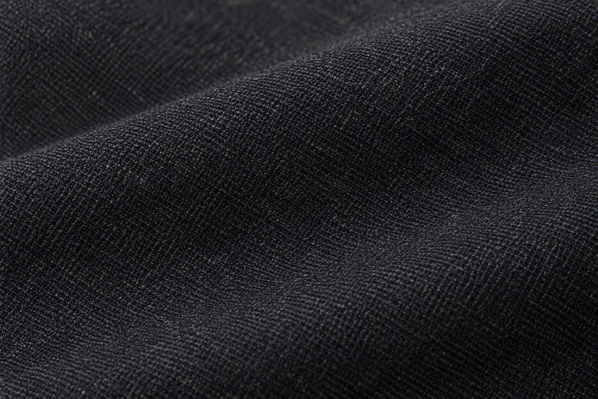 Deep Navy Textured Tailored Blazer — 04 detail fabric