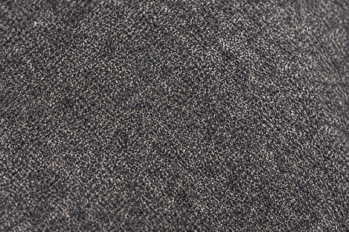 Charcoal Textured Tailored Blazer — Fabric texture detail